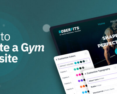 How to create a fitness trainee website: Step-by-step tutorial