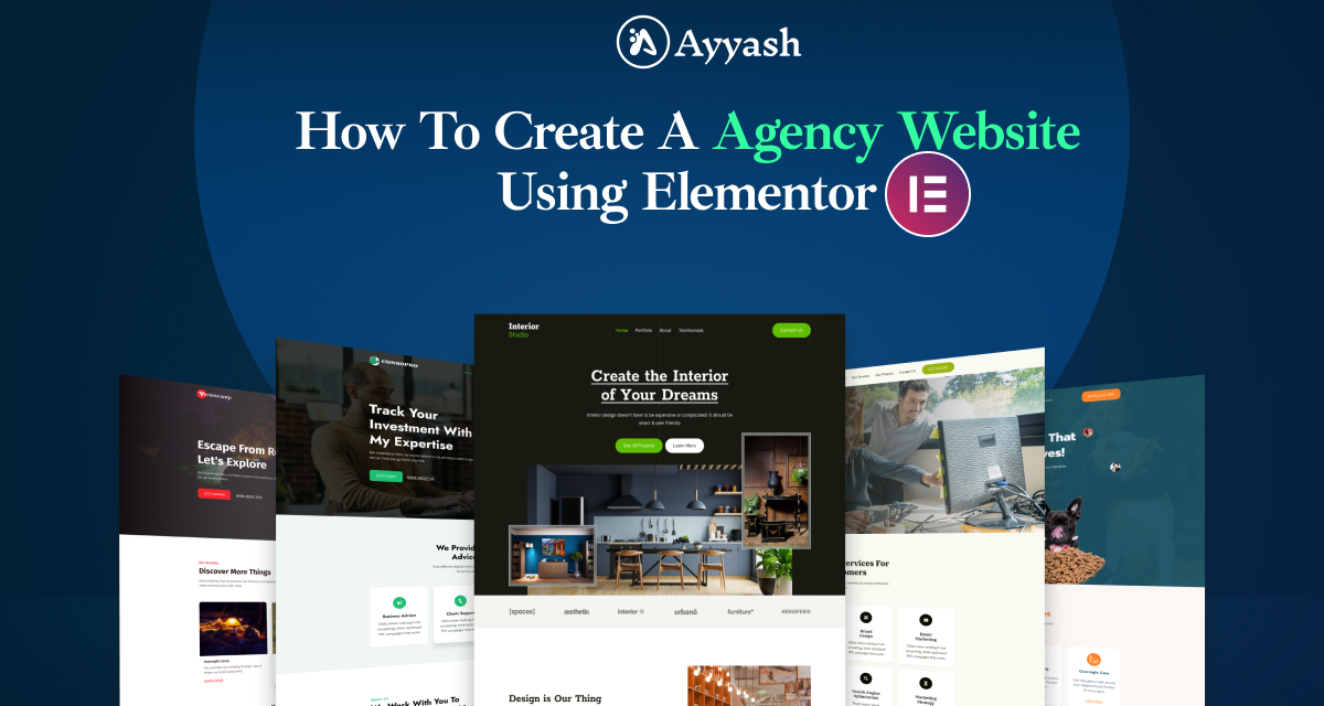 How to create a Digital Agency website with Elementor