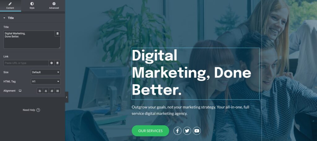 digital agency website